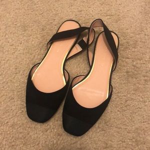 Brand new Zara sling backs flats.